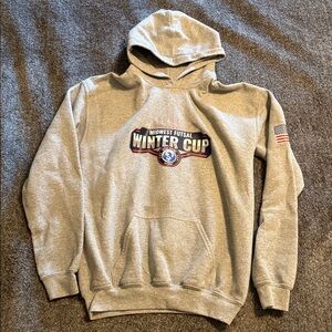 Gray Midwest Futsal Factory Winter Cup Hoodie #24